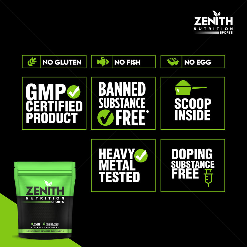 Zenith Sports Whey Protein with Enzymes for Digestion | 26g protein | (French Vanilla)