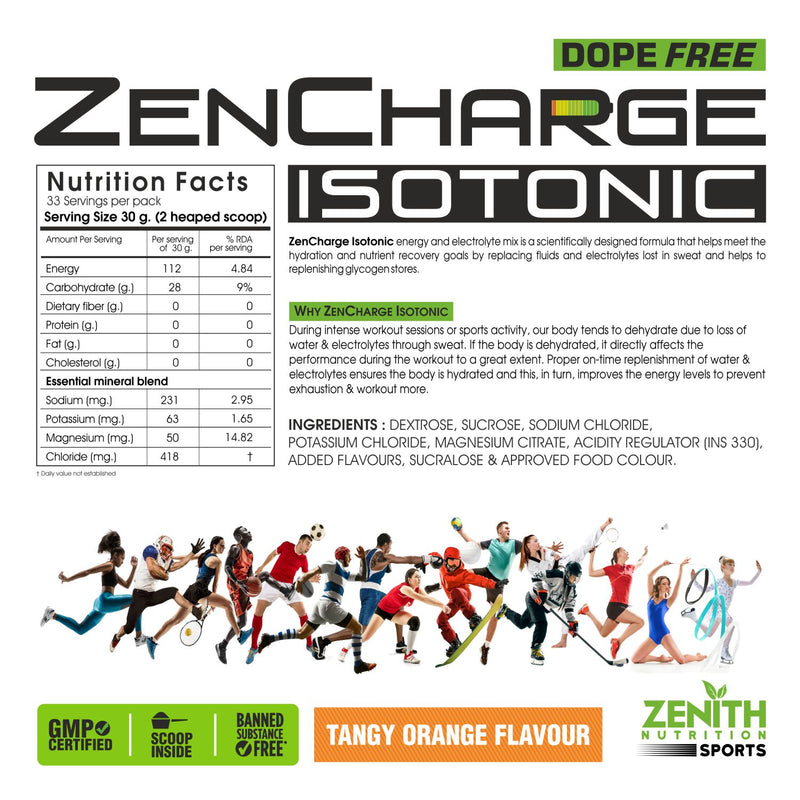 Zencharge isotonic energy drink
