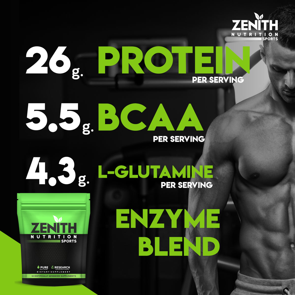 26g protein in 1 scoop