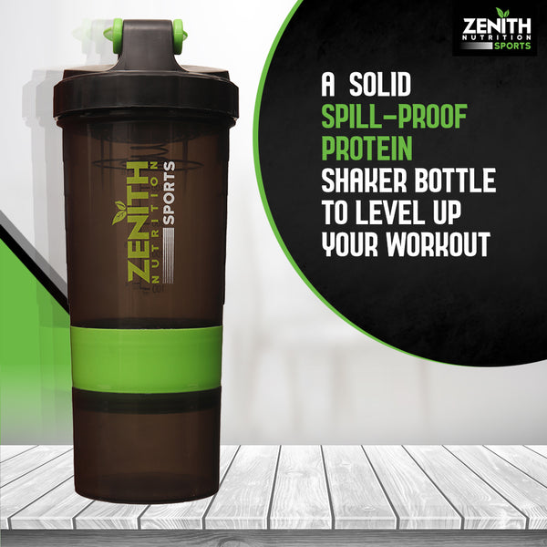 Zenith Sports Protein Shaker Bottle BPA Free Leak-proof – 500ml
