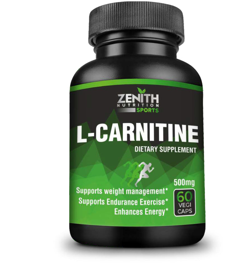 Zenith Sports L-Carnitine 500mg, 60 Capsules