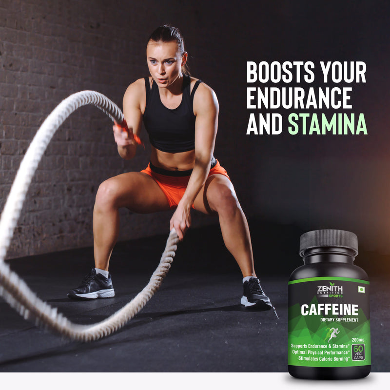 caffeine boosts stamina & endurance